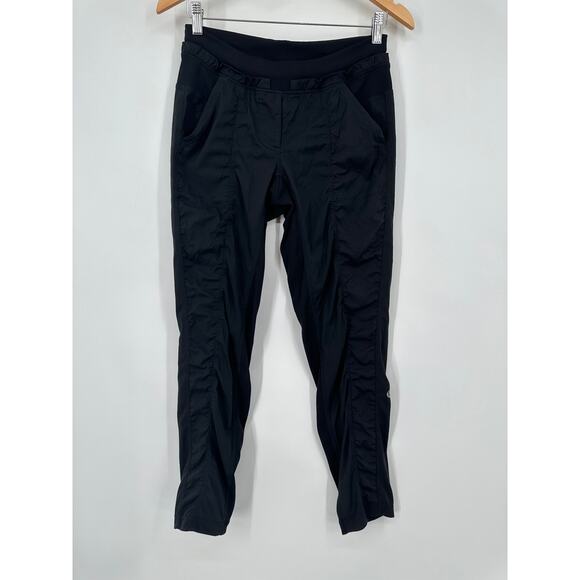 Lululemon Street To Studio Crop No Liner Cropped Pants Swift Sweatpants, Black - Picture 4 of 13